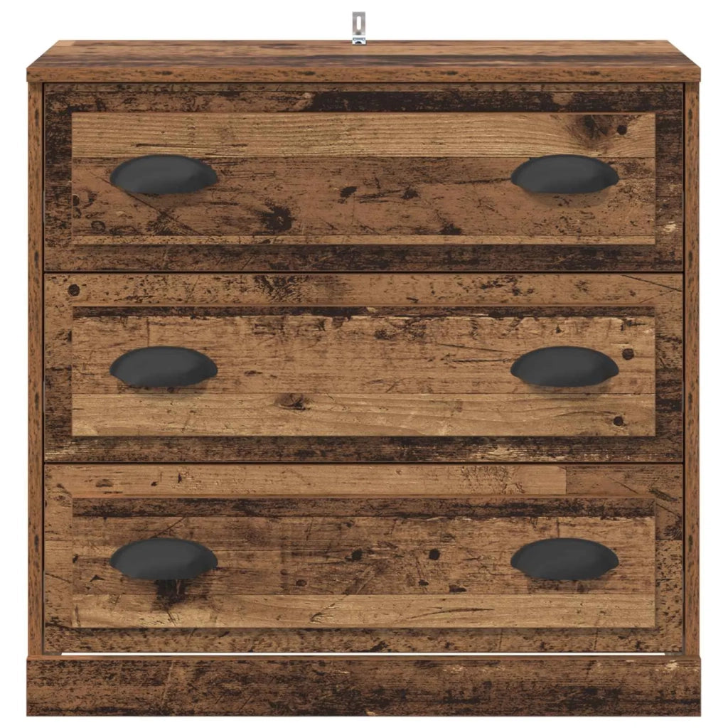 Credenza | Madia | Buffet da pranzo | Armadio da pranzo Legno vecchio 70 x 35,5 x 67,5 cm Legno multistrato