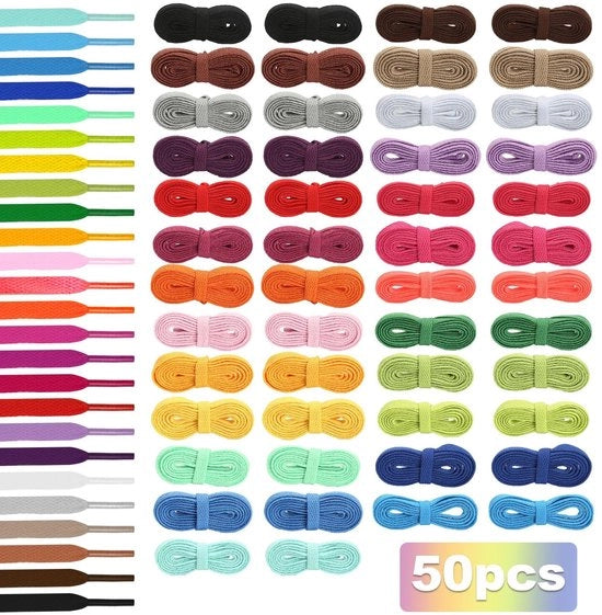 Vetture elastiche 120 cm - Multipack per scarpe - Adattabili per scarpe da ginnastica - Adattabili per stivali - Adattabili per scarpe sportive - Adattabili per scarpe da trekking