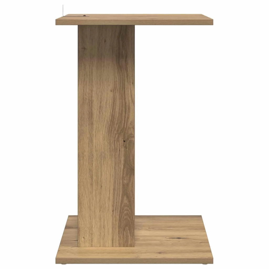 Tavolo laterale Rovere artigianale 45 x 40 x 62,5 cm