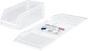 Set di 5 cassetti in plastica trasparente pieghevoli e ripiegabili - 336 x 160 x 130 mm - cassetti per ordine