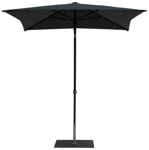 Ombrellone da Giardino 2x2 m Palo Ø38 mm in Alluminio Tessuto Poliestere Trend Antracite