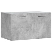 Armadietto a Muro | Mobile a Parete Grigio Cemento 60x36,5x35 cm Legno Multistrato
