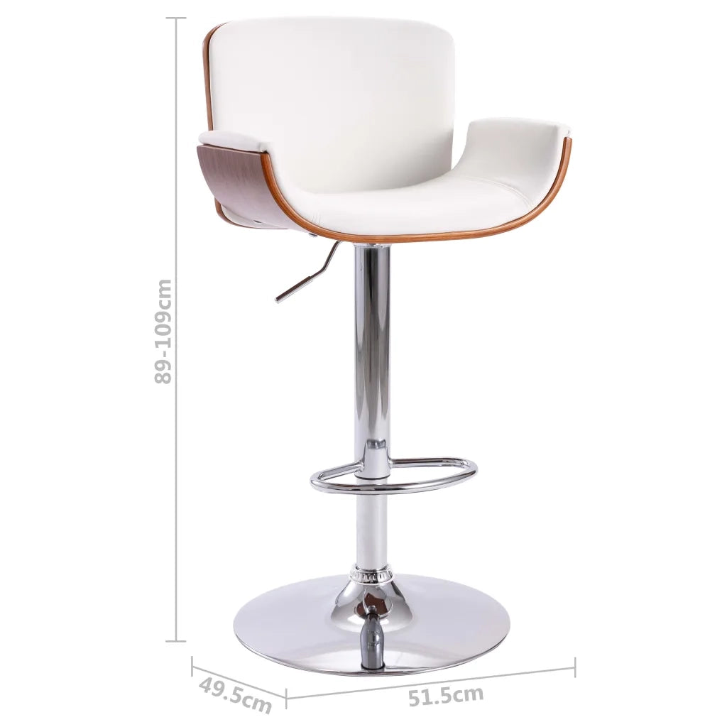 Sgabello da Bar Bianco in Similpelle cod mxl 73625