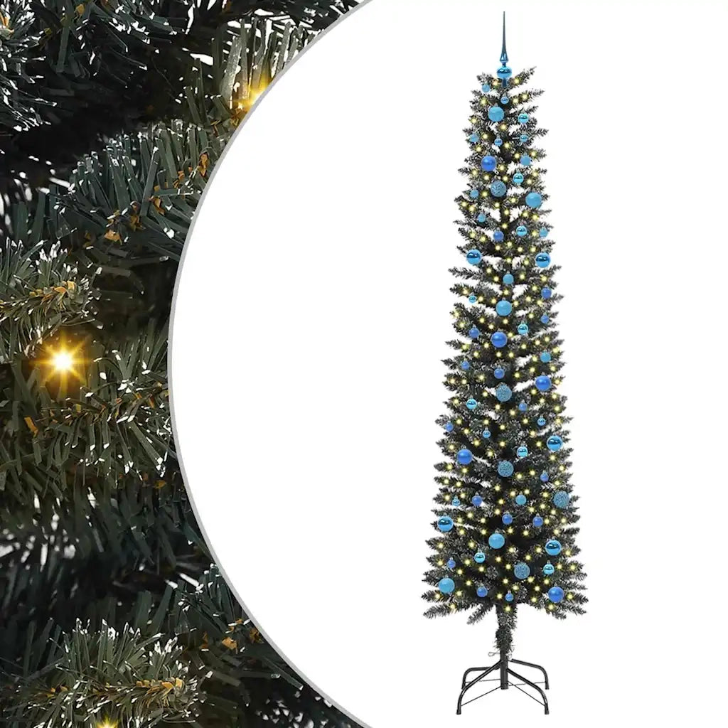 Albero di Natale artificiale con 300 LED Verde 240 cm 3395971