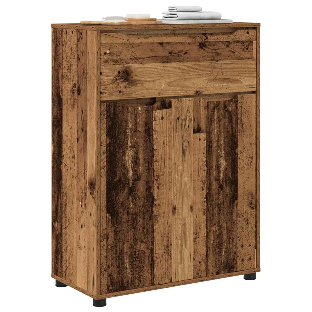 Mobile da Bagno con cassetto Legno vecchio 72,5 x 36,5 x 100 cm 888775