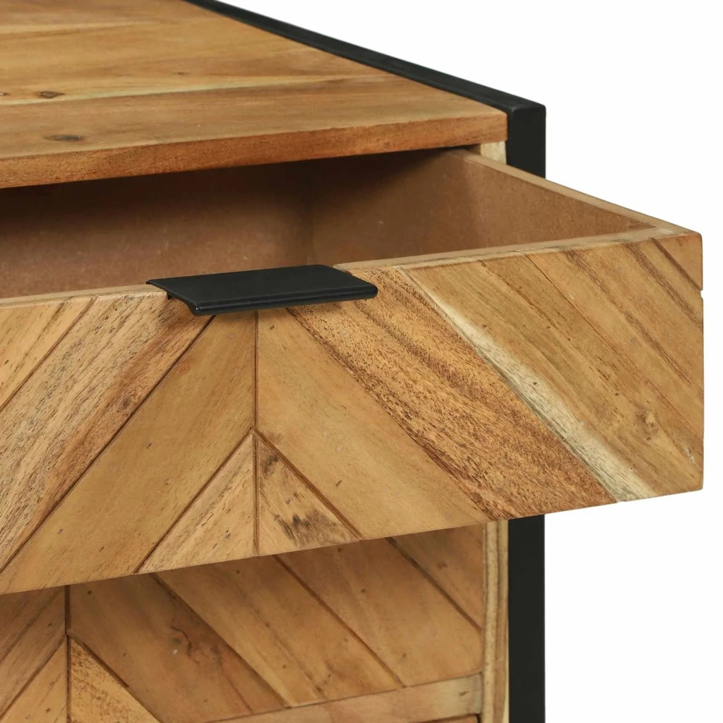 Credenza 50 x 35 x 75 cm Legno massello di acacia 374110