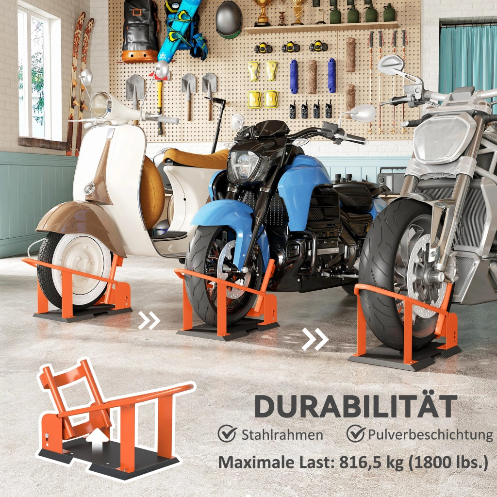 Cavalletto per moto regolabile 15-21' ¨C Minimal ¨C 381-533,4 mm arancio