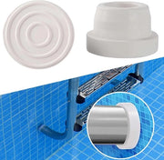 Due pezzi, bianchi) Beugello di sicurezza interno Adatto per scale da bagno, cappi in gomma Adatto per tubi di scala da bagno standard da 1,9 pollici, cappi di beugello di sicurezza Adatto per gradini di scale da bagno, cappi di fine.