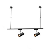 Trade Shop - Asta Regolabile Per Faretti A Binario Elettrico Staffa Illuminazione 50cm T-50cm - Nero
