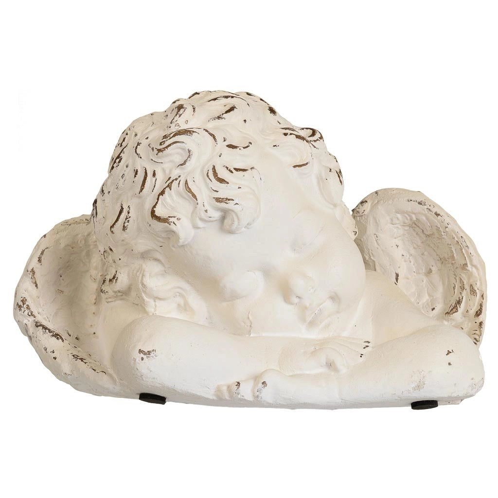 Figura angelo in magnesio bianco 29x18x19h