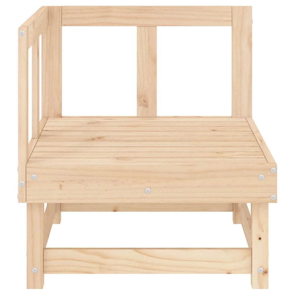 Divani Angolari da Giardino 2 pz in Legno Massello di Pino 825394