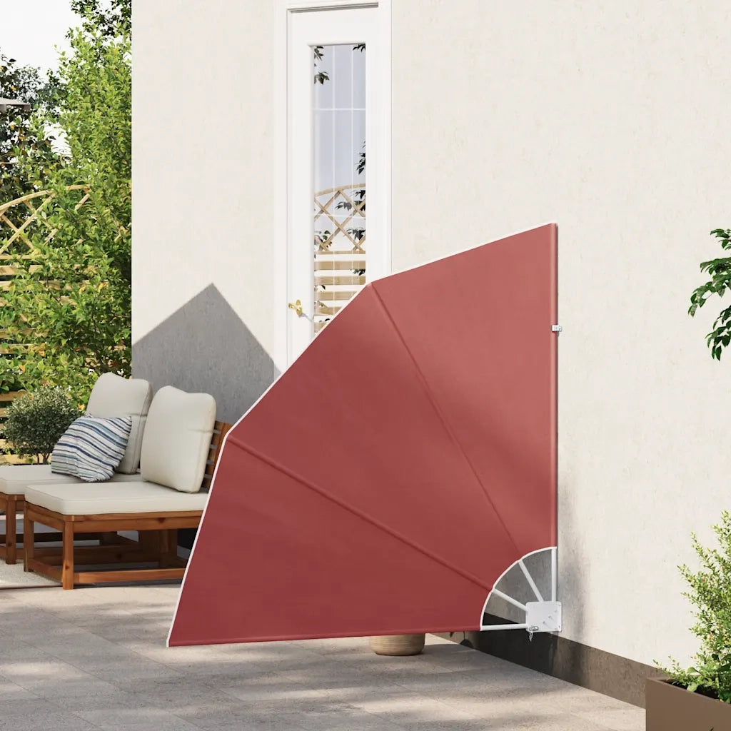 Tenda Laterale per Balcone Pieghevole-Tenda parasole per balcone Terracotta 140x140 cm