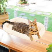 Porta gatto pieghevole - Cuscino per gatti - 1 pezzo - Beige - Rafforzato