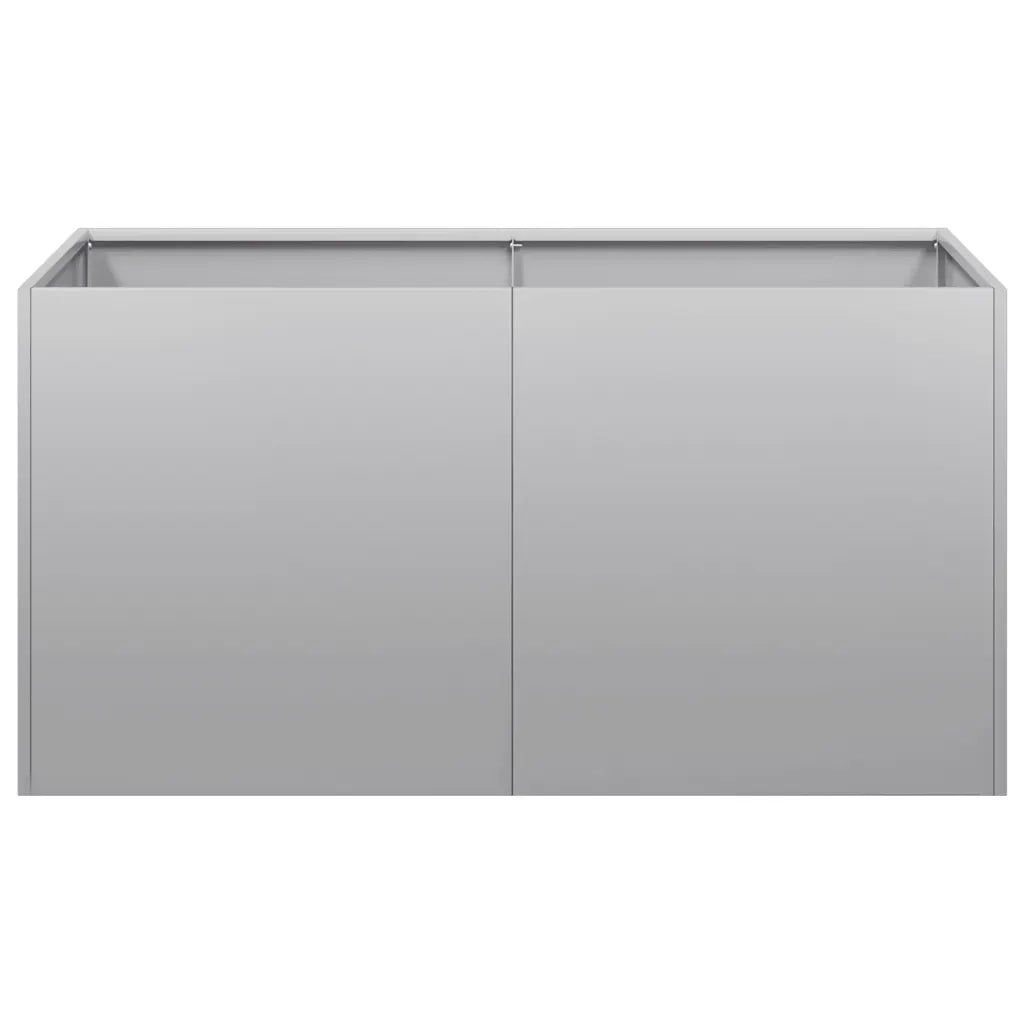 Fioriera 80x40x40 cm in Acciaio Zincato 860673