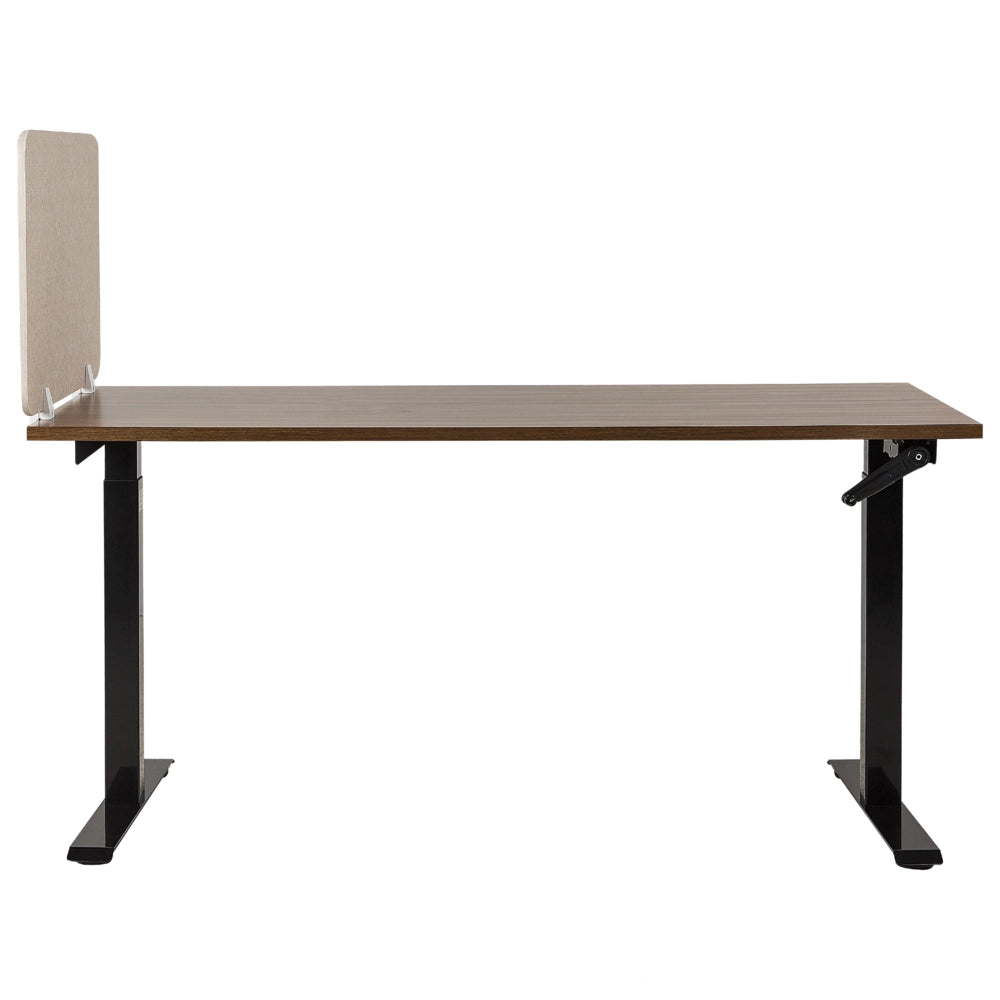 Pannello Divisorio Beige Fonoassorbente 80 x 50 cm in Plastica PET