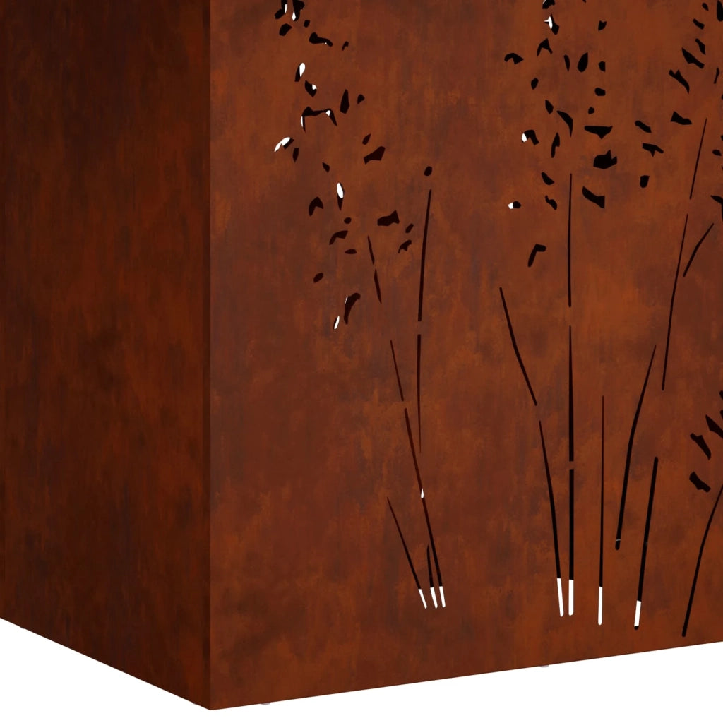 Vaso da giardino Ruggine 50 x 30 x 75 cm Acciaio Corten 8005790