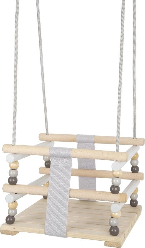 Sedia oscillante Skandi, con quattro lati chiusi e due cinture di sicurezza fissate, da 18 mesi, 11940 multicolore