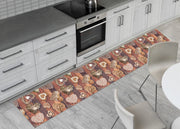 Tappeto Passatoia Antiscivolo Disegno Shabby Legno Chiaro - 50x120 - Shabby Legno