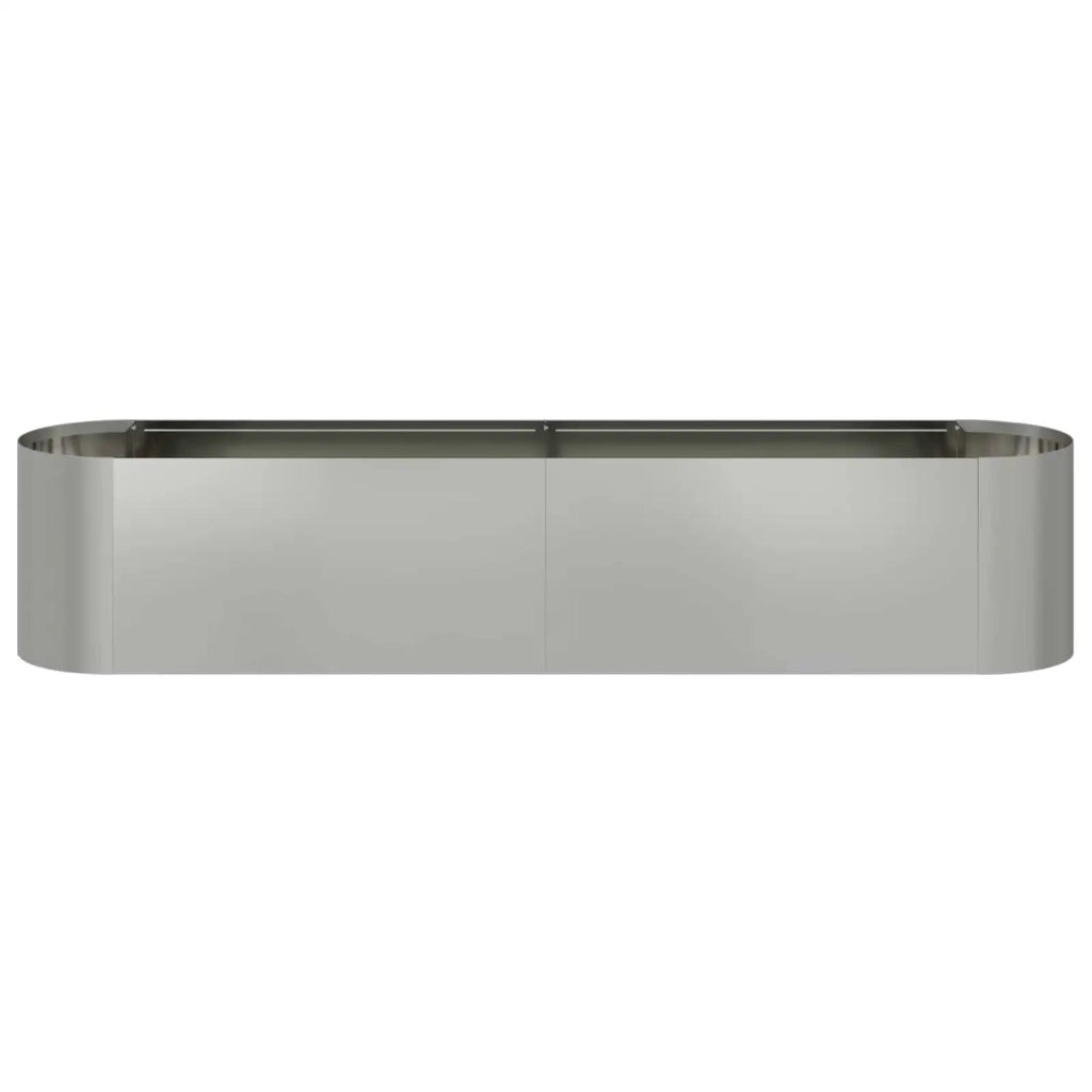 Letto rialzato da giardino Acciaio zincato 200 x 40 x 40 cm 8011696
