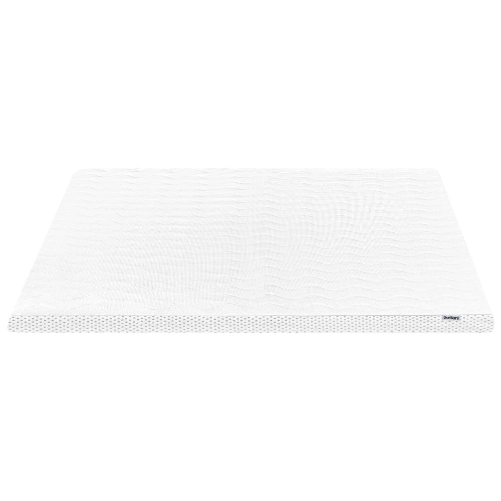 Coprimaterasso in schiuma bianca 160 x 200 cm comfort morbidezza