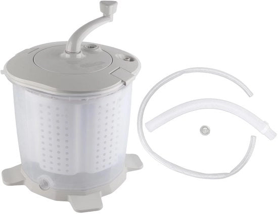 Lavatrice portatile - Lavatrice manuale per abbigliamento - Efficace risparmio energetico - Colore grigio - Lavatrice mini - Adatta per stanza da letto, appartamento,...