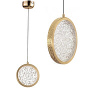 Lampadario A Sospensione In Cristallo Led Lhj100-1cp Złota