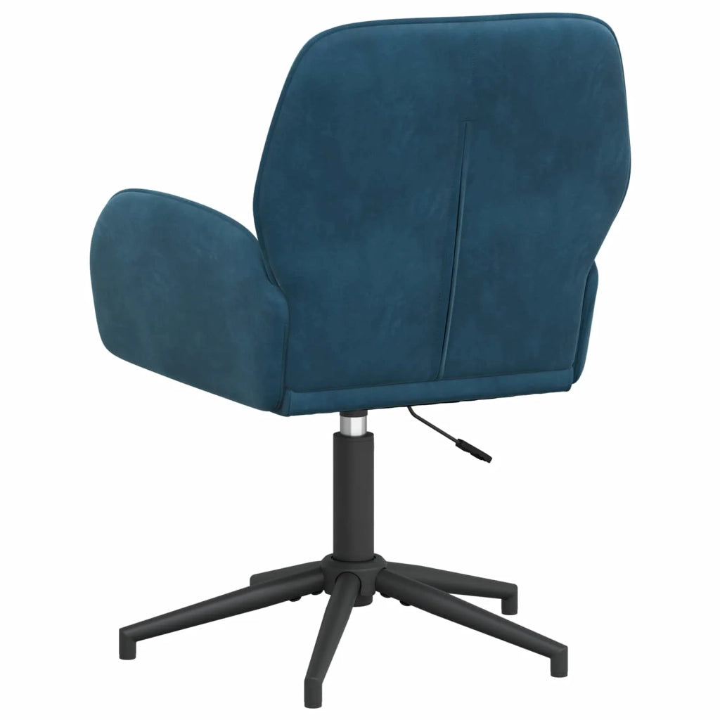 Sedia da scrivania girevole 54 x 55 x 90 cm Blu Velluto (V) 42034351