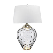 Lampada Da Scrivania Contemporanea Samara Acciaio Nichel Bianco 1 Luce E27