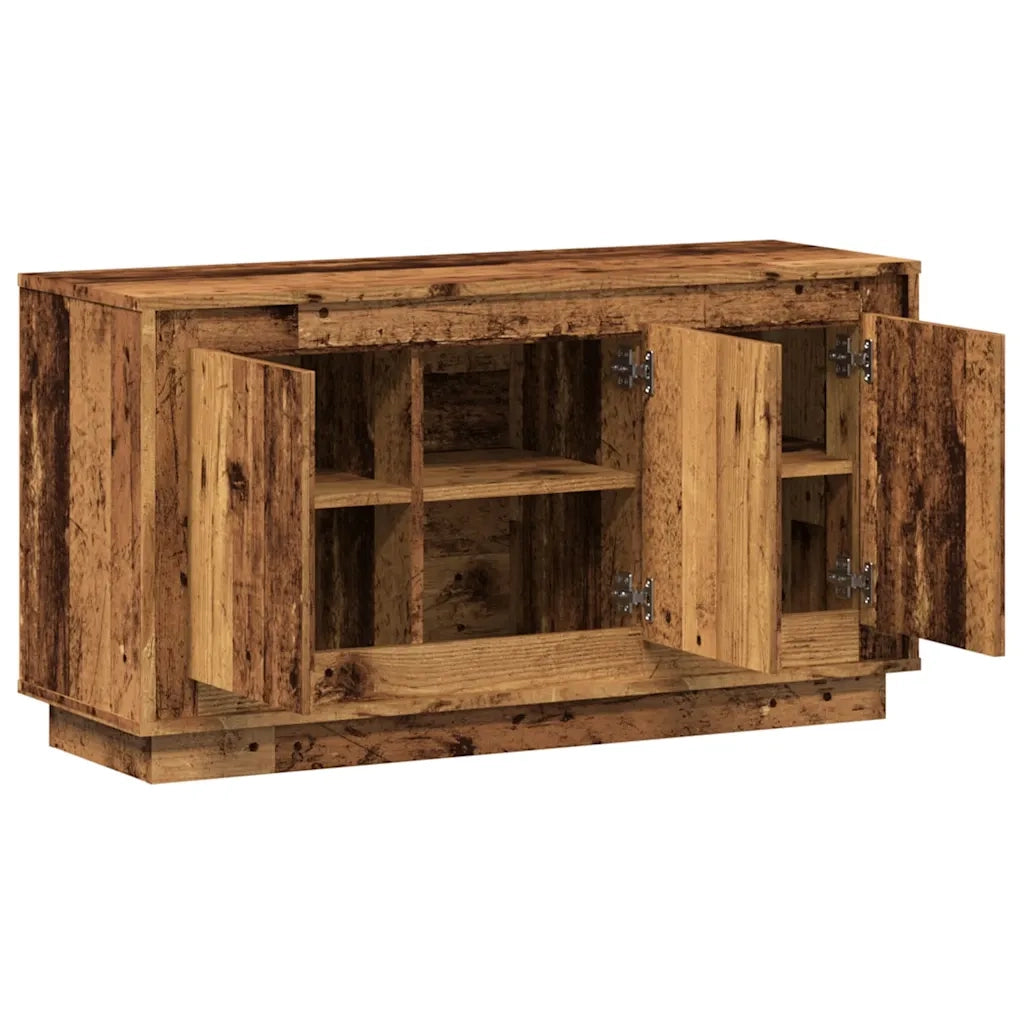 Credenza Legno Antico 102x35x55 cm in Legno Multistrato