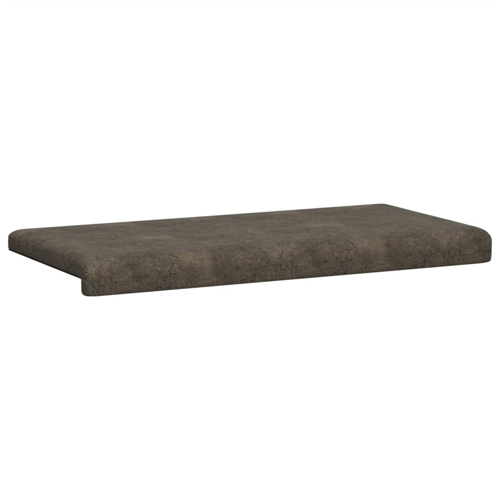 Cuscino per panchina Tessuto scamosciato sintetico Grigio Scuro 42043280