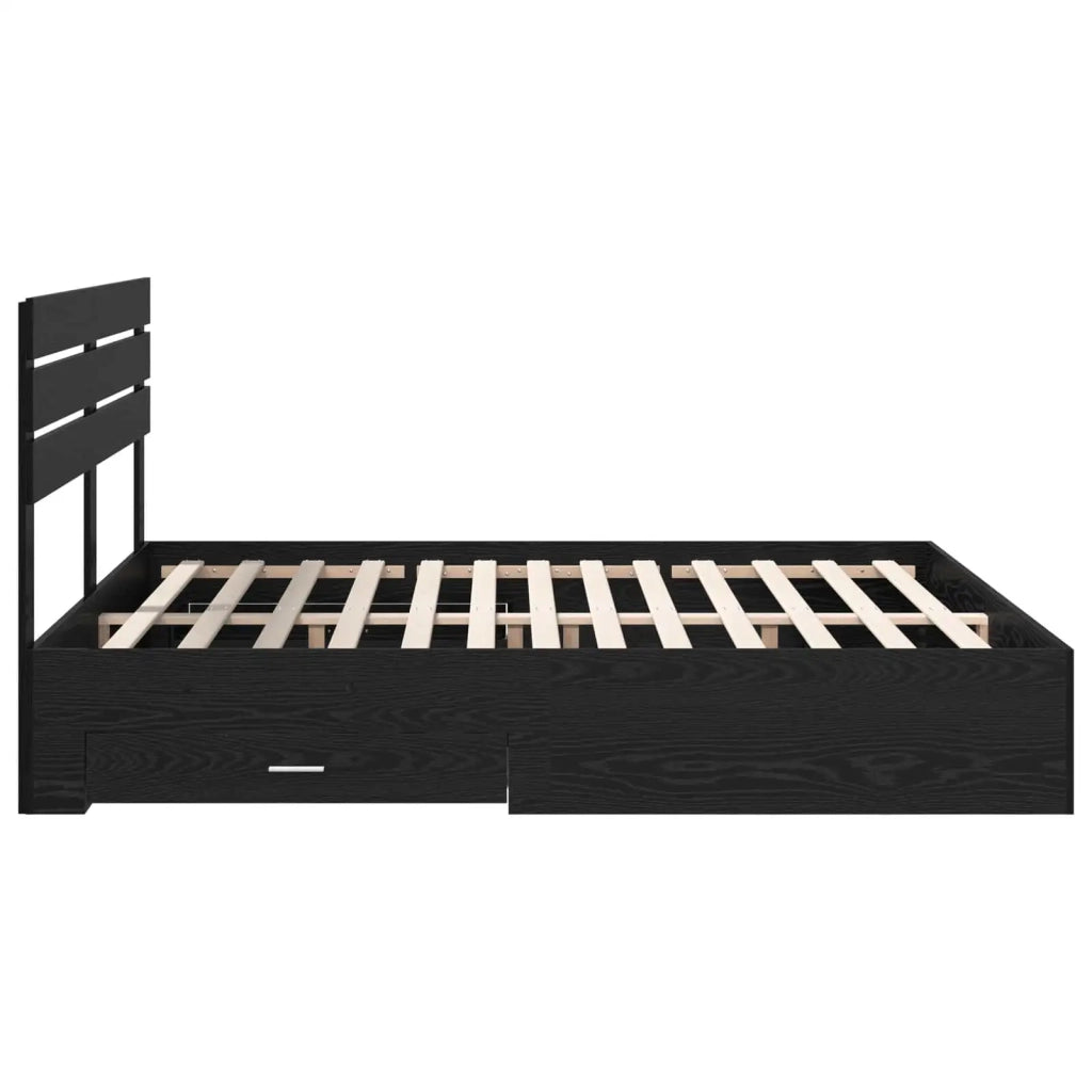 Struttura del letto con cassetto con testiera Legno multistrato