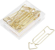 Papierclip Metallico Versatile - 12 Pezzi - Costruzione Robusta - Design Antiscivolo - Multifunzionale Etichettatore per Carta