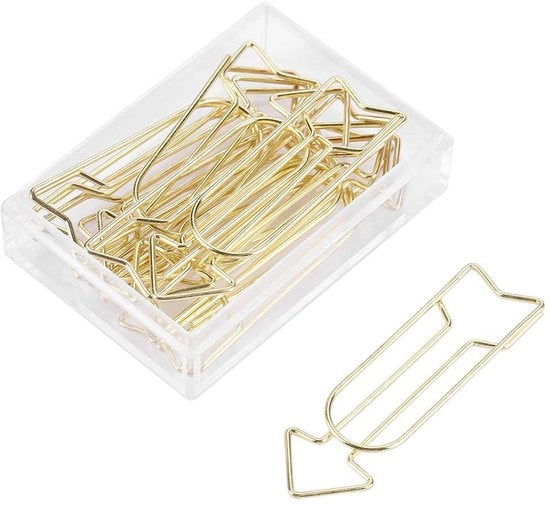 Papierclip Metallico Versatile - 12 Pezzi - Costruzione Robusta - Design Antiscivolo - Multifunzionale Etichettatore per Carta