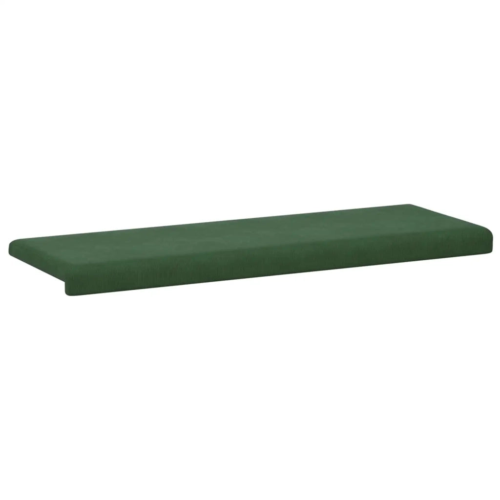 Cuscino per panchina corduroy Verde Scuro Profondità 35 cm 42043371