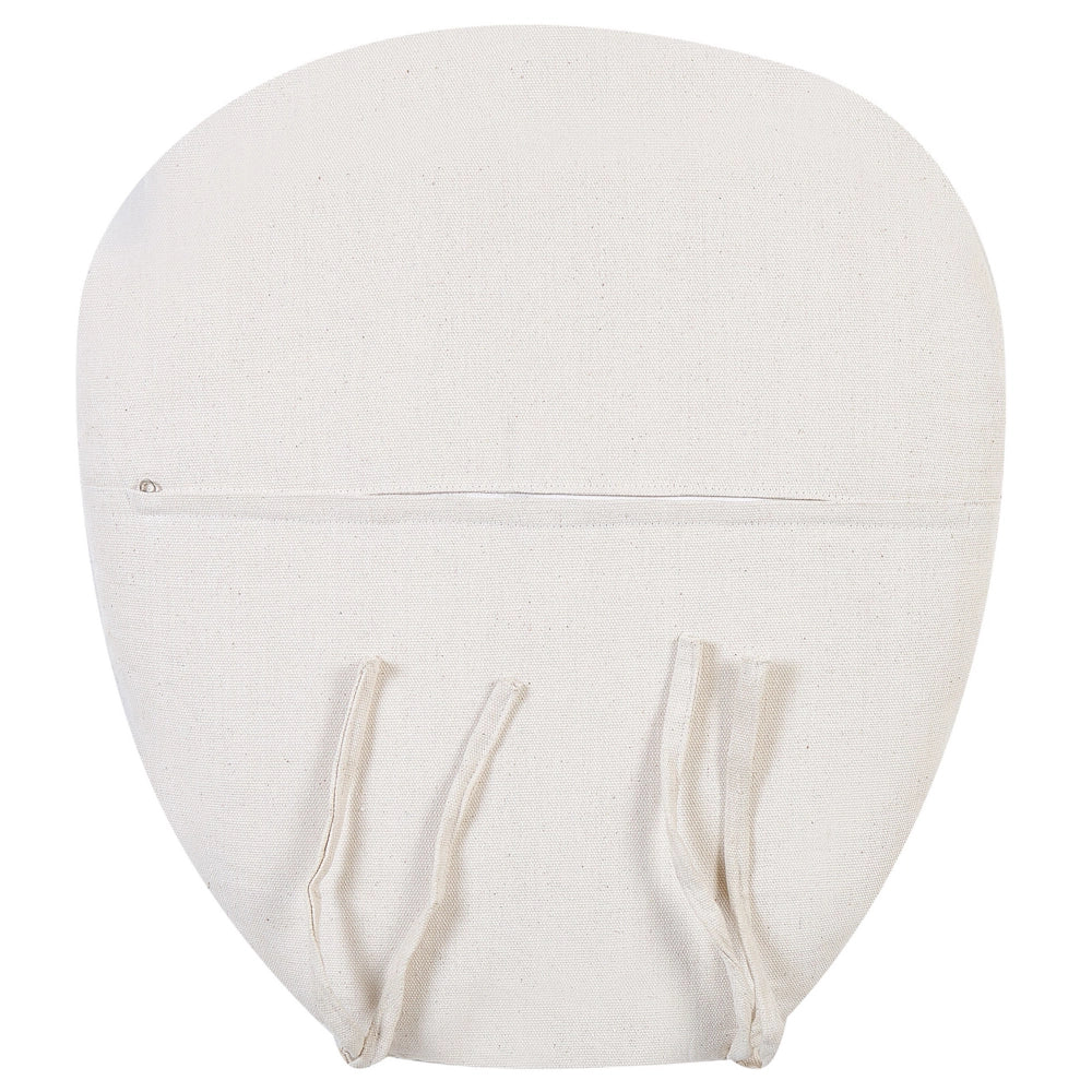 Sedia pavone poltrona in cotone rattan beige cuscino per sedile giardino esterno interno boho