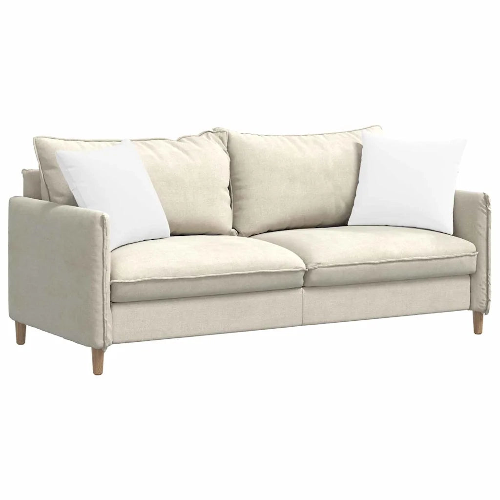 Cuscini da Divano 2 pcs Bianco 45 x 45 cm Tessuto