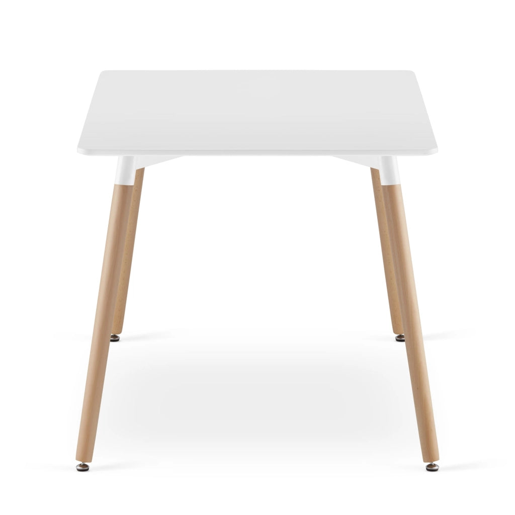 Tavolo da pranzo moderno bianco VALORA YURO 120 cm x 80 cm