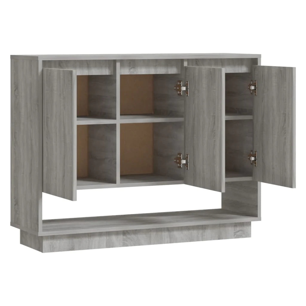 Buffet credenza cassettiera armadio mobile contenitore organizer cucina soggiorno salotto Sonoma 97 x 31 x 75 cm legno ingegnerizzato grigio 02_0036559