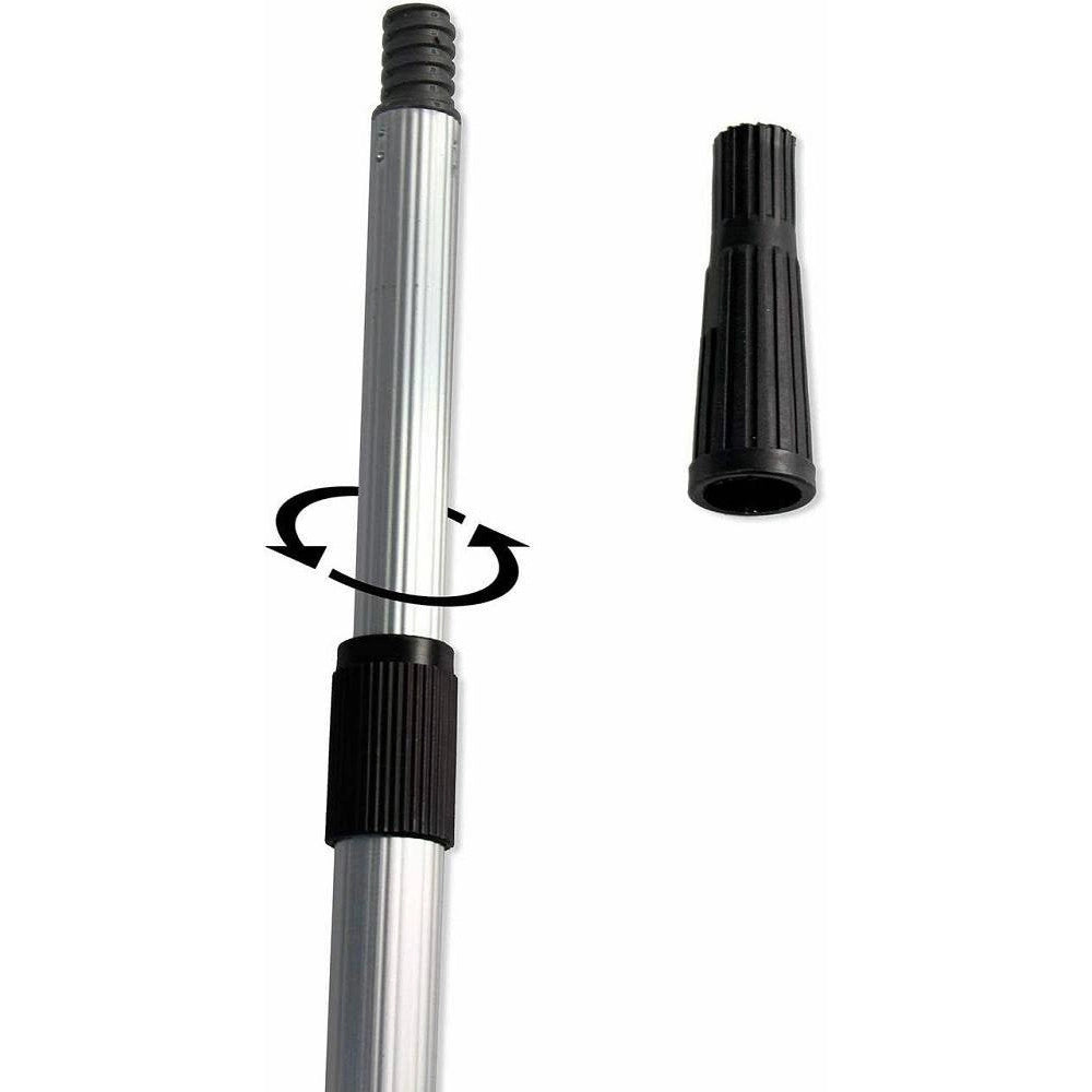 Trade Shop - Asta Estensibile Telescopica Allungabile Per Scopa Rullo Della Pittura Max 196cm -