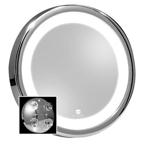 Macom Specchio luce led ingrandente 7x con ventose