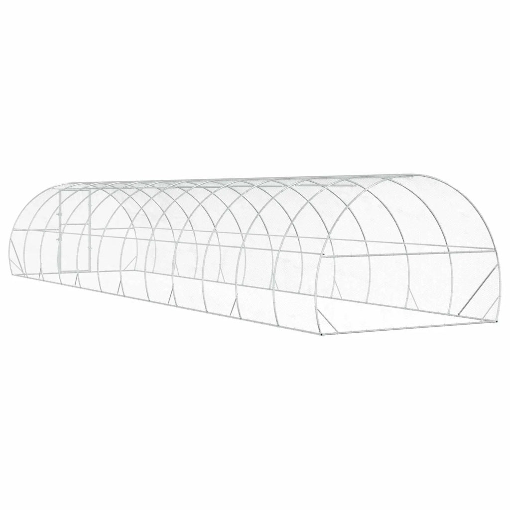 Pollaio Argento 1200 x 300 x 200 cm Acciaio zincato 3434695