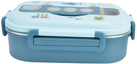 Lunchbox in Stagno Inox - Resistent all'Uso - Impermeabile - Duraturo - Resistente al Lavaggio a Vapore - Buon Isolamento Termico - Alimento a Lunga Conservazione - Contenitore per Alimenti