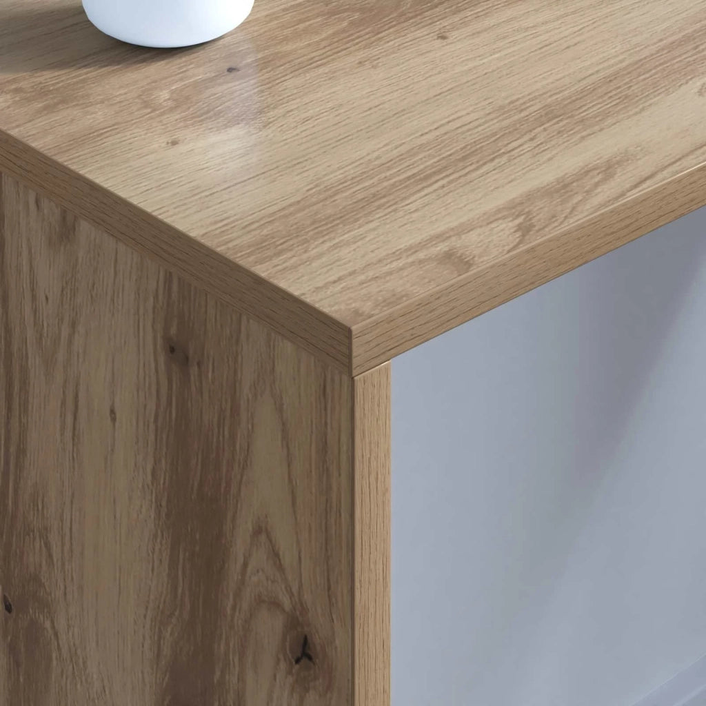 Scrivania a parete Rovere artigianale 80 x 45 x 30 cm