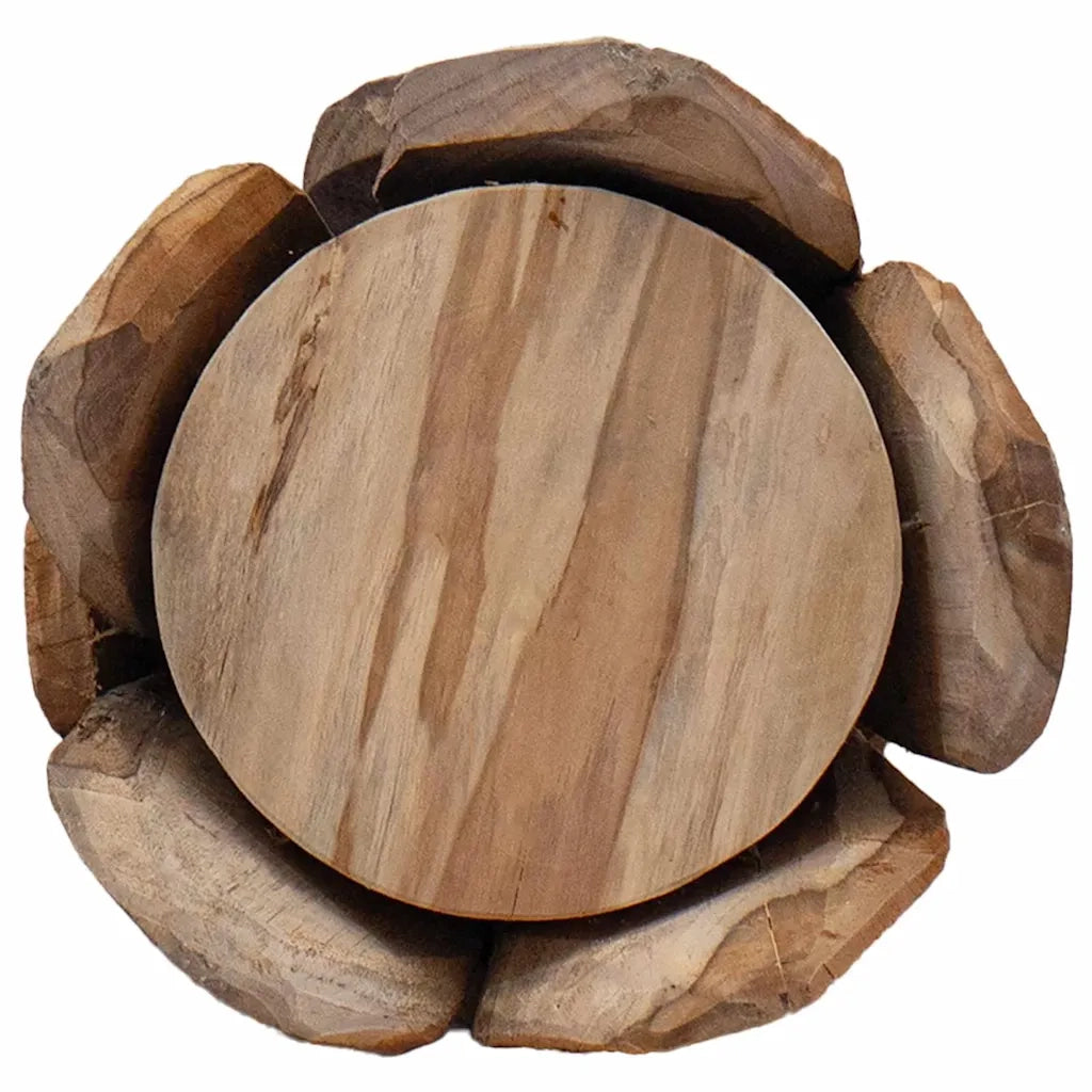 Albero di Natale Marrone 80 cm Legno massello di teak 42017938