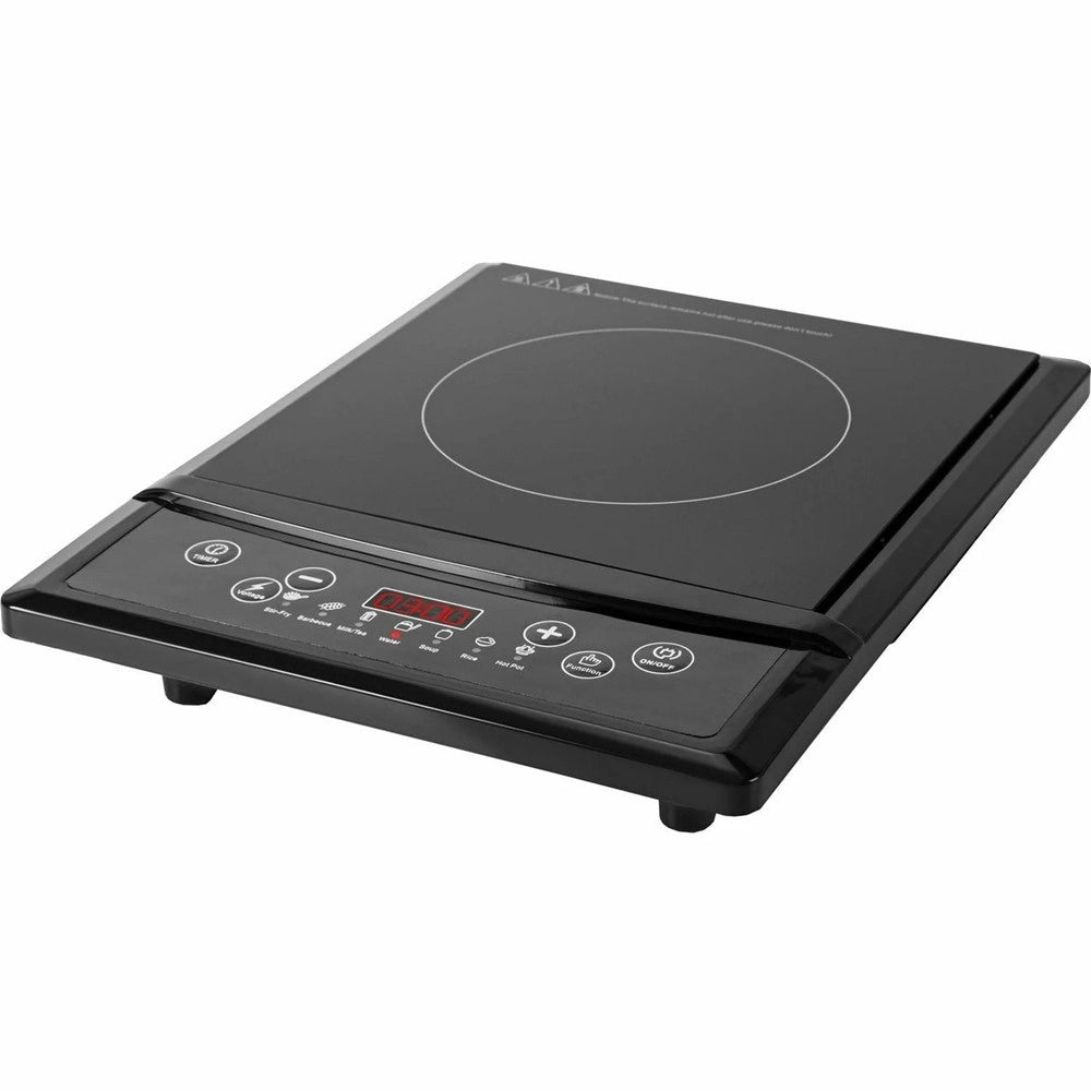 Trade Shop - Piastra A Induzione Elettrica Portatile Compatta 1800w 7 Tipi Di Cottura 8 Livelli Potenza -
