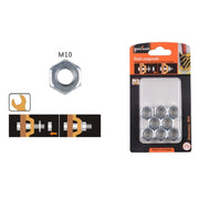 Trade Shop - Set Confezione 76gr. Dado Dadi Esagonali Bulloni Dimensione M10 Filettati 90854 -