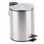 Trade Shop - Pattumiera Acciaio A Pedale 3 Litri Bidone Cestino Spazzatura Bagno Casa 87443 -