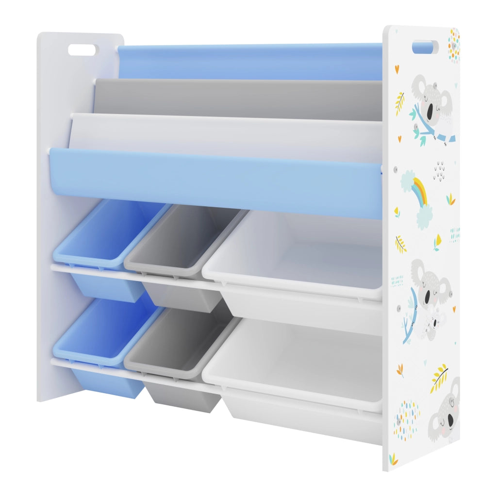 Scaffale per Cameretta Rødøy Mobile Porta Giochi 78x86x27 cm Decorazione Koala [en.casa]