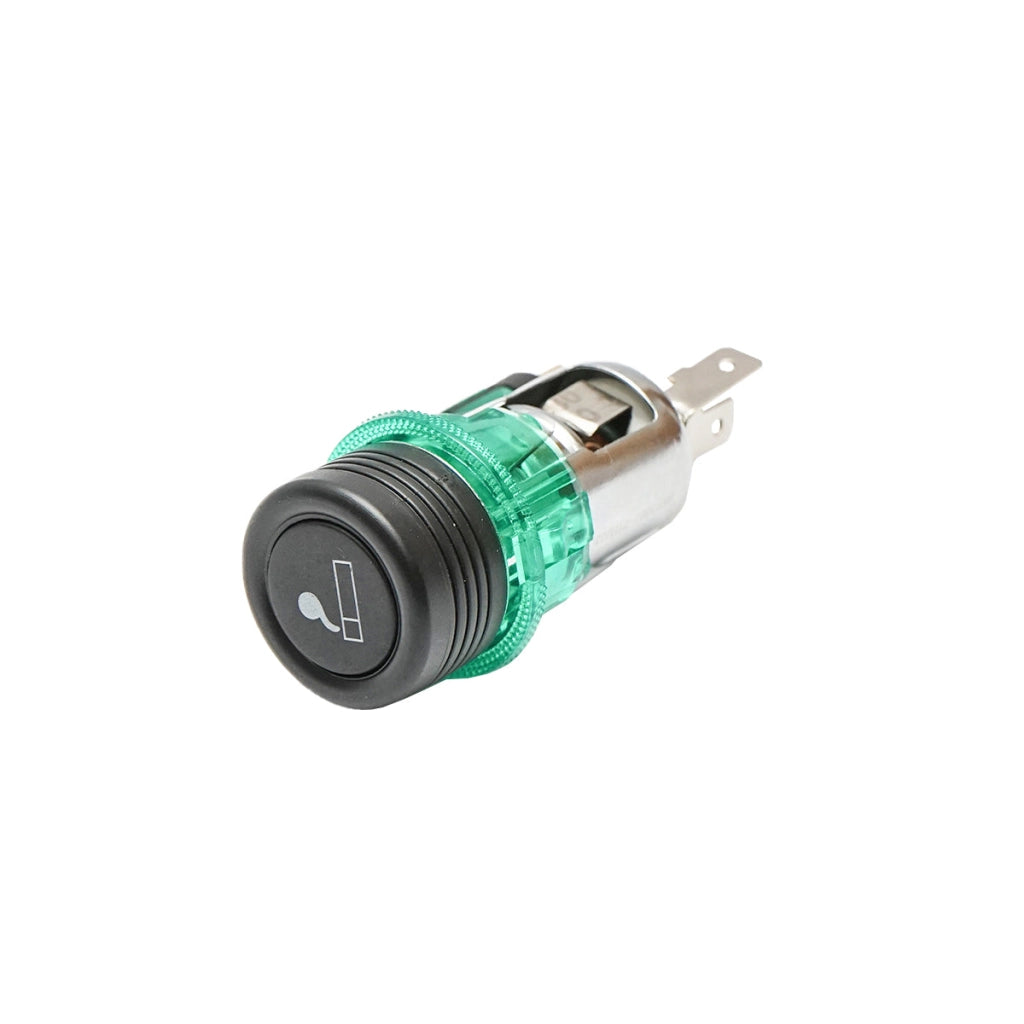 Presa accendisigari universale per auto fi28 12/24V 10A, con luce verde integrata Breckner Germany