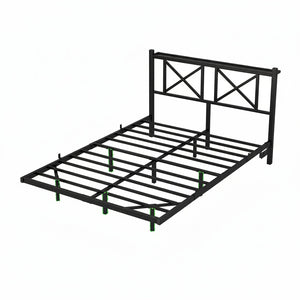 Letto doppio 140x200cm - Xylo - LED USB sospeso facile montaggio